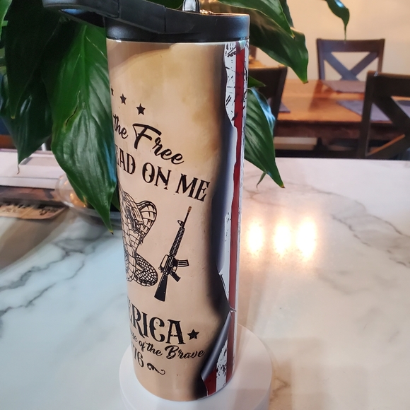 1776 Land of The Free 30oz Tumbler with duo lids  🎉sale - Picture 9 of 11